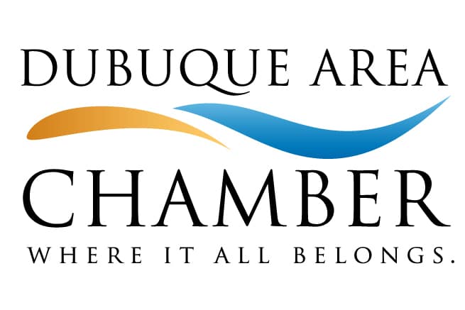 Dubuque Chamber of Commerce logo Supports