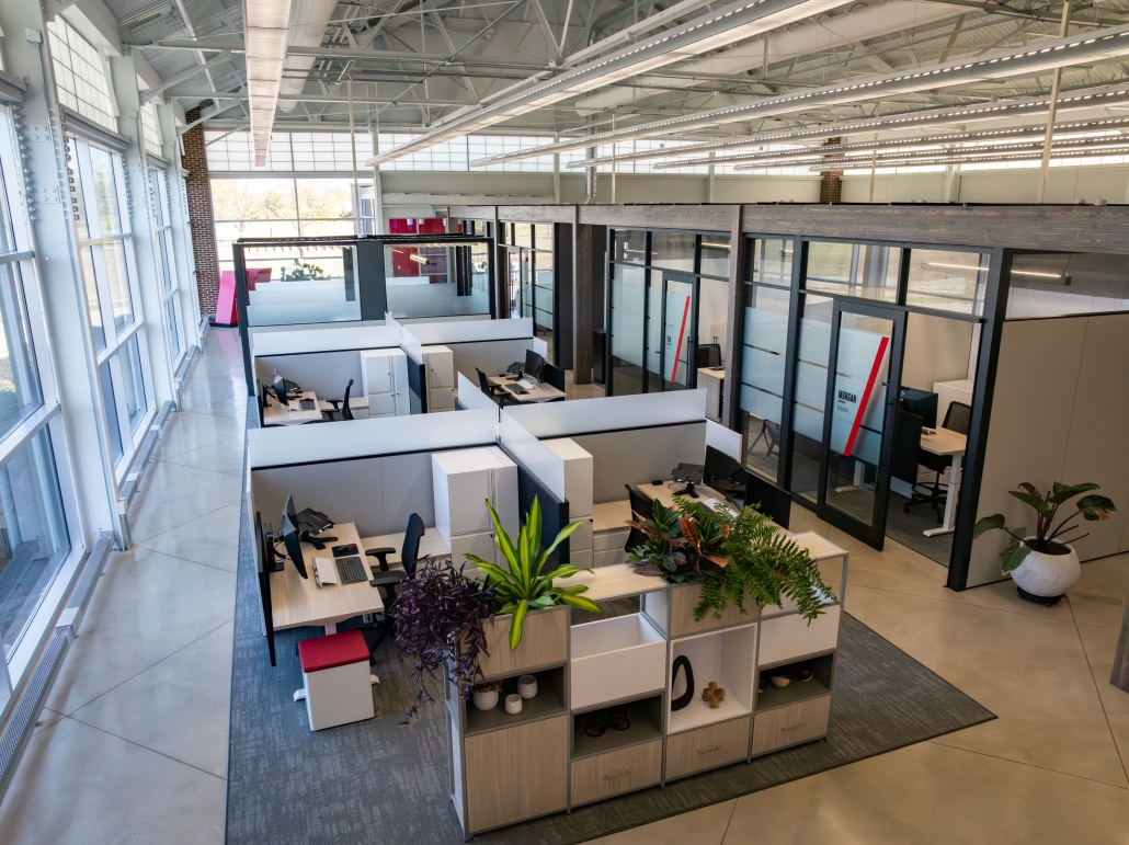 Open office at Hodge in Dubuque, Iowa
